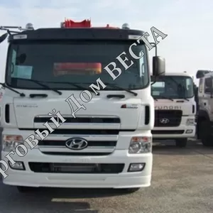 Автобетононасос KCP 55ZX170(52м) на базе грузовика Hyundai,  2014 года