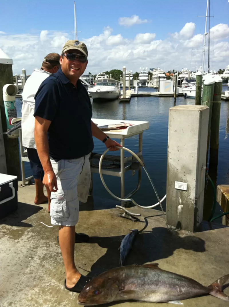Океанская рыбалка в Майами,  США с чемпионами Флориды 3