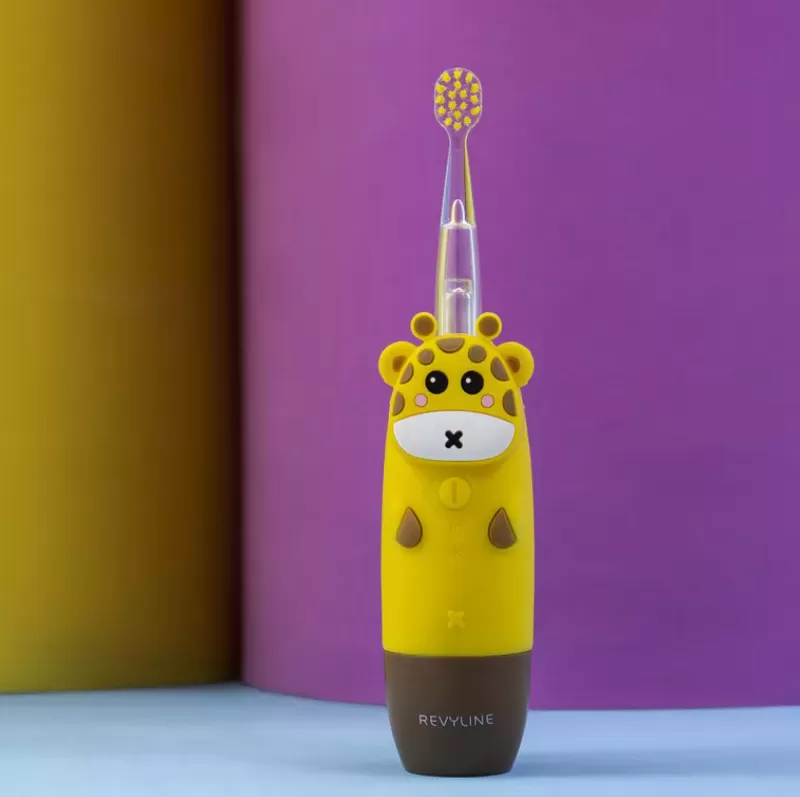 Желтая звуковая щетка Revyline RL 025 Baby для детей от года